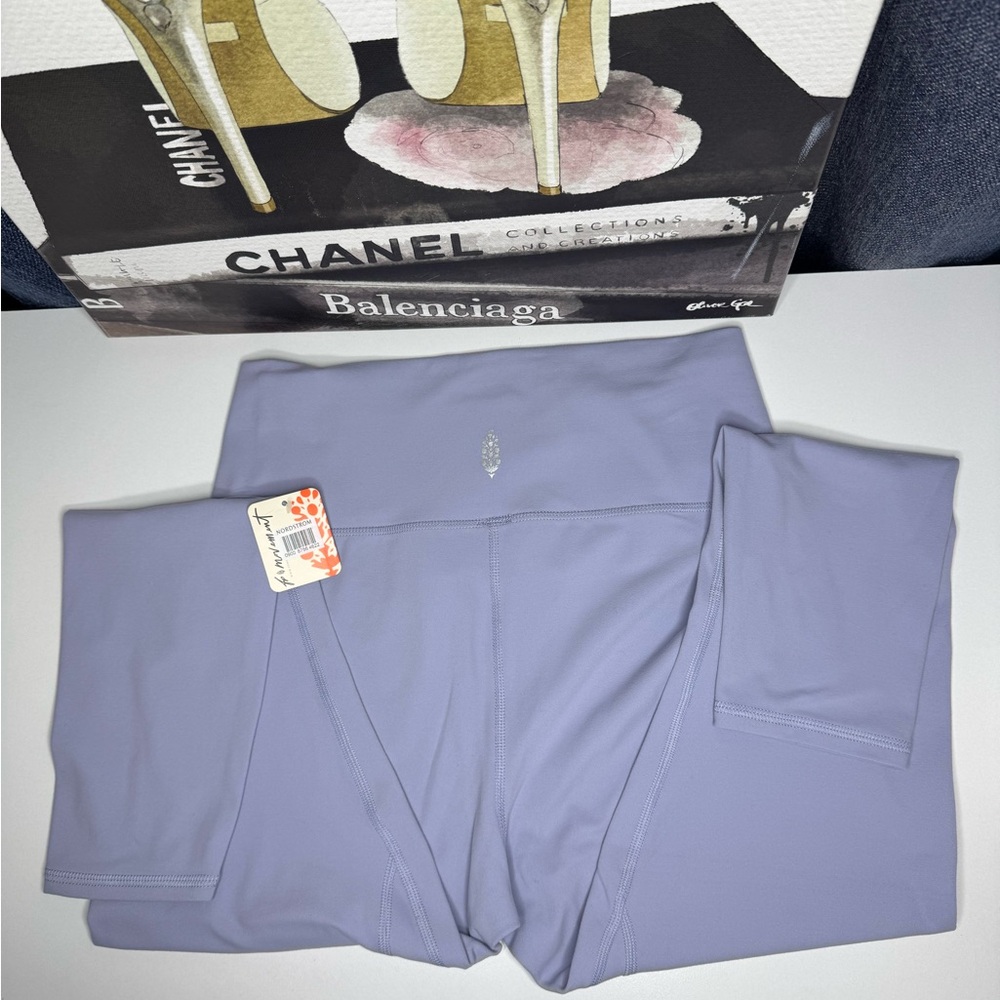 NWT Free People FP Movement Never Better High Rise Leggings Platinum Size L - Picture 2 of 9